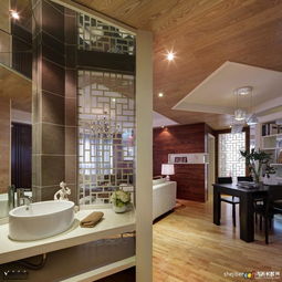 客廳衛(wèi)生間隔斷效果圖片裝修效果圖 第1張 家居圖庫 九正家居網